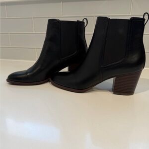 LOFT Black Ankle Booties